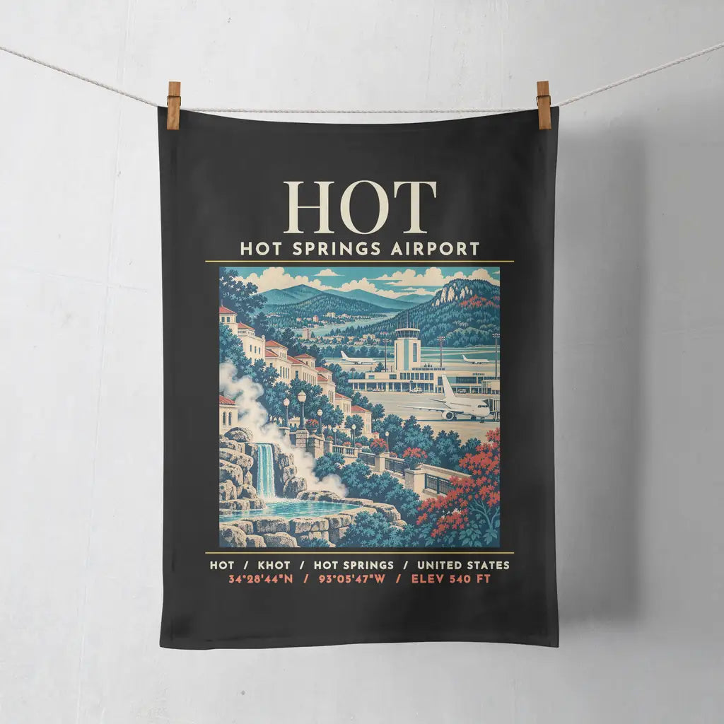 HOT - Poster - Towel - Black