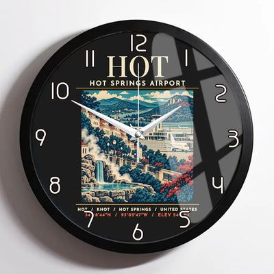 HOT - Poster - Wall Clock Framed - Black