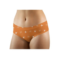 Thumbnail for Hot Springs Airport (HOT) Women Panties - Pattern - Orange - Front