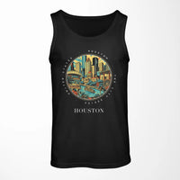 Thumbnail for HOUSTON - Badge - Tank Top - Black