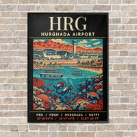 Thumbnail for HRG - Poster - Canvas Framed - Black