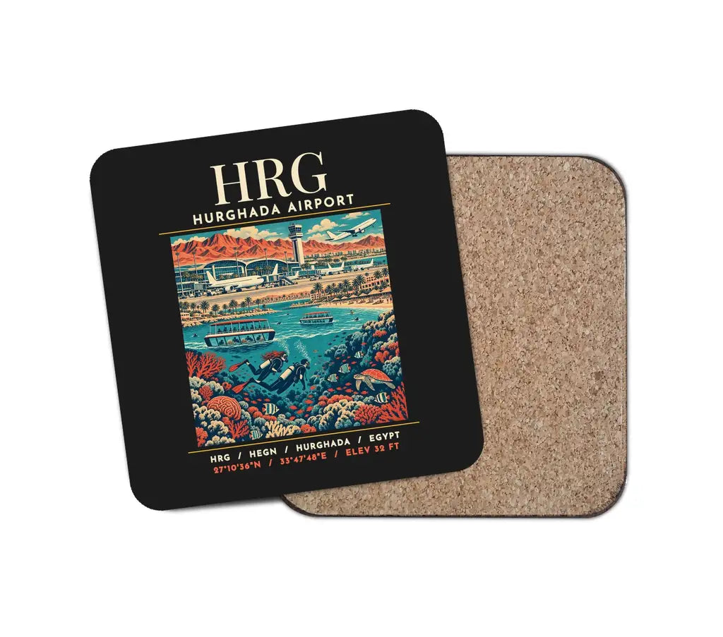 HRG - Poster - Coaster - Black