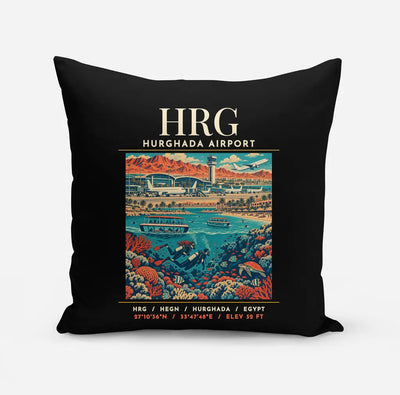 HRG - Poster - Pillow - Black