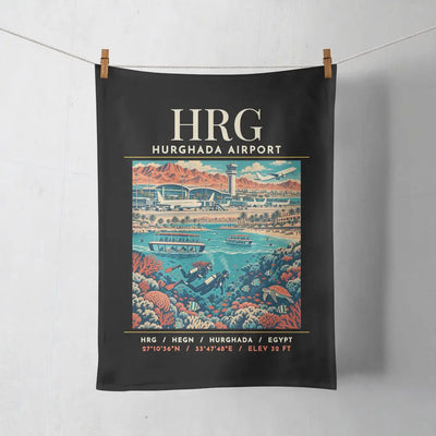 HRG - Poster - Towel - Black
