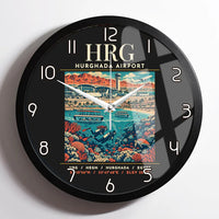 Thumbnail for HRG - Poster - Wall Clock Framed - Black