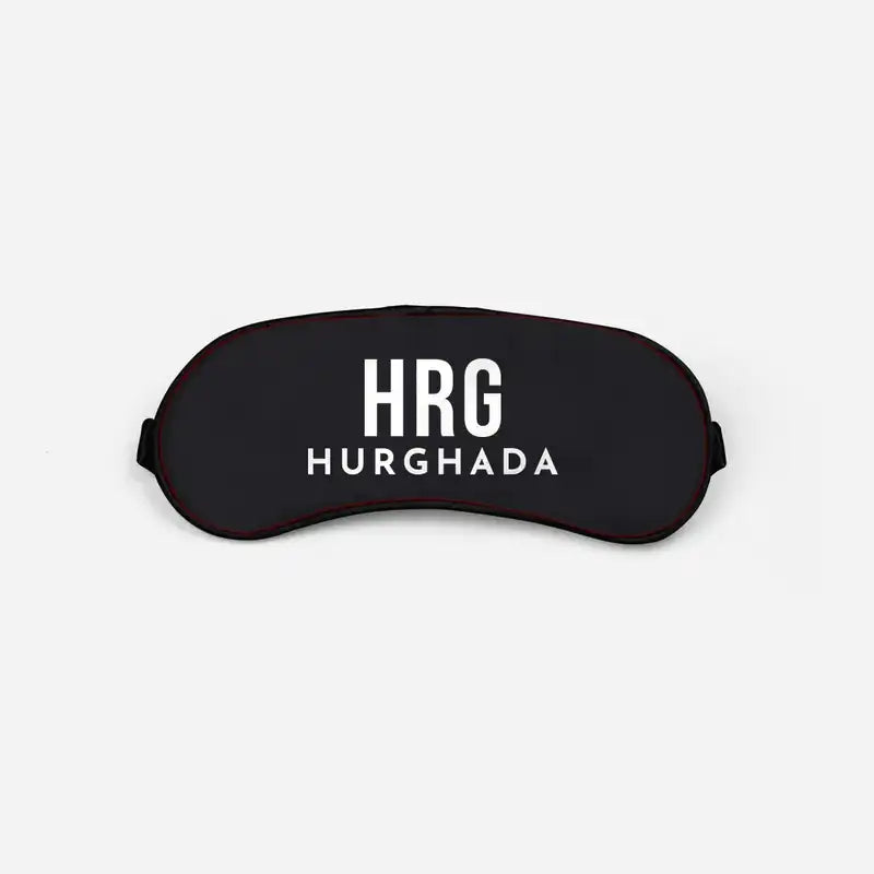 Hurghada International Airport (HRG) Sleep Masks - Sleep Mask - Code - Black