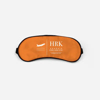 Thumbnail for Kharkiv International Airport (HRK) Sleep Masks - Sleep Mask - Front - Orange