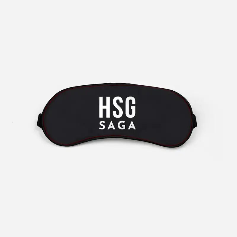 Saga Airport (HSG) Sleep Masks - Sleep Mask - Code - Black