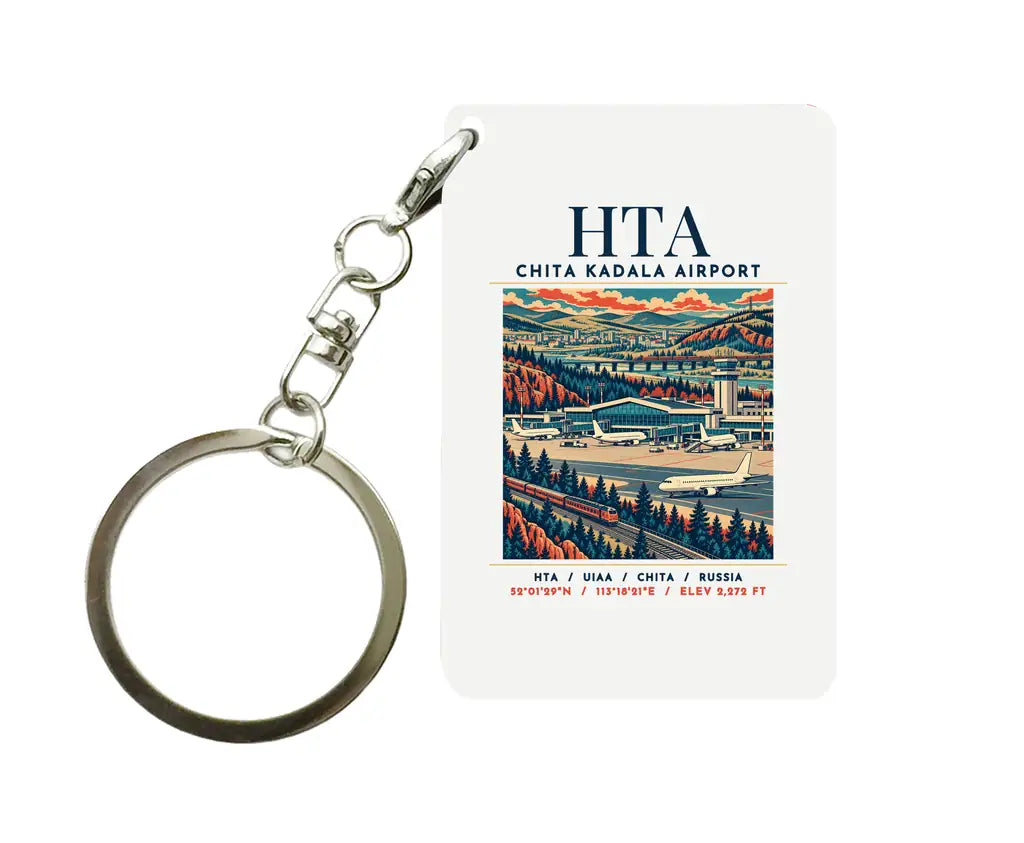 HTA - Poster - Key Chain - White