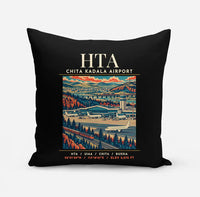 Thumbnail for HTA - Poster - Pillow - Black