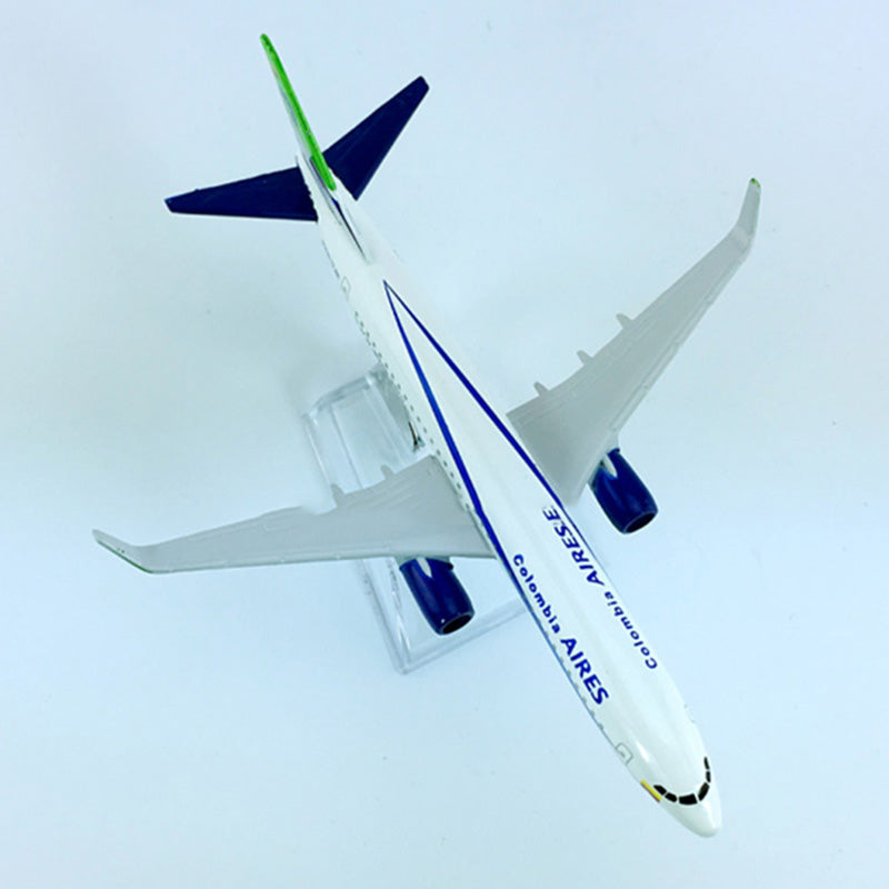 COLOMBIA AIRES Boeing737 B737-800 Airplane Model (16CM)
