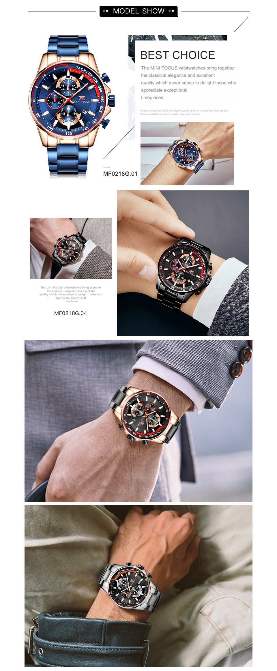 Fashion Multifunctional Quartz Watch for Men  Luminous Luxury Stainless