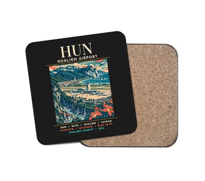 HUN - Poster - Coaster - Black