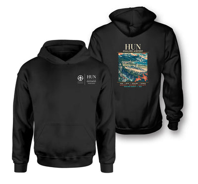 HUN - Poster - Double-Side Hoodie - Black