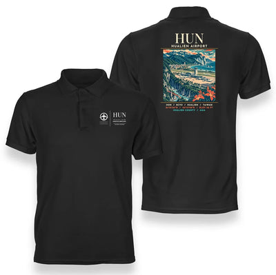 HUN - Poster - Double-Side Polo - Black