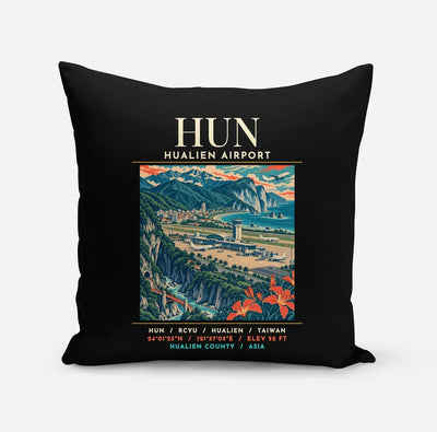 HUN - Poster - Pillow - Black