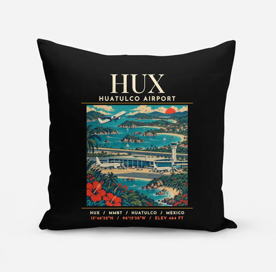 HUX - Poster - Pillow - Black
