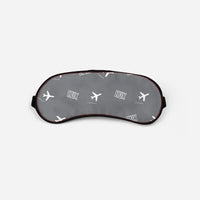 Thumbnail for Huatulco International Airport (HUX) Sleep Masks - Sleep Mask - Pattern - Gray