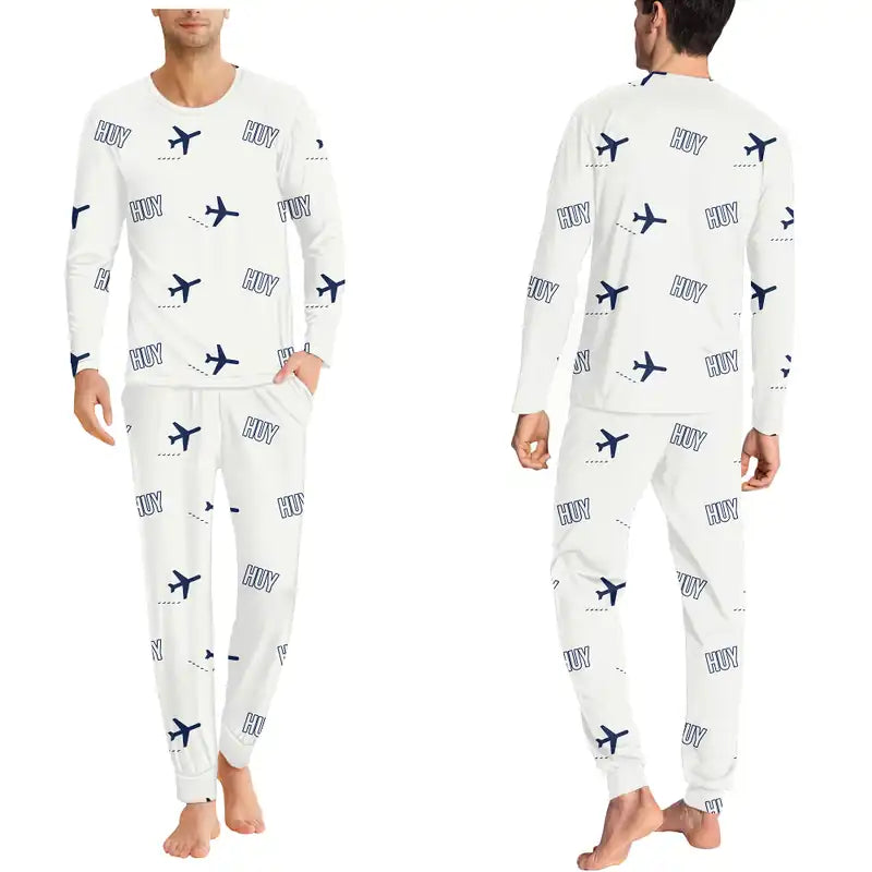 Humberside Airport (HUY) Pajamas - Men Pajamas - White