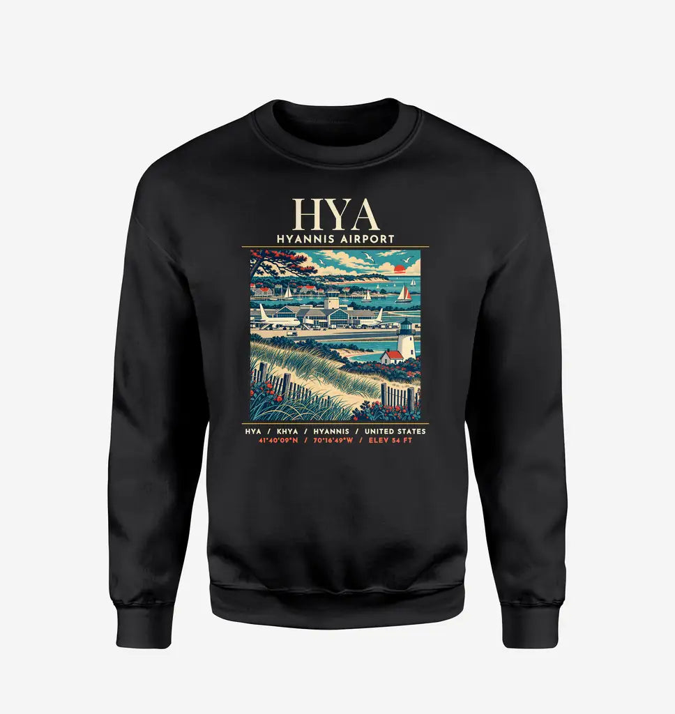 HYA - Poster - Sweatshirt - Black