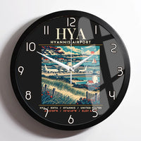 Thumbnail for HYA - Poster - Wall Clock Framed - Black