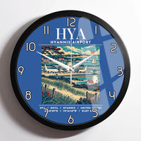 Thumbnail for HYA - Poster - Wall Clock Framed - Blue