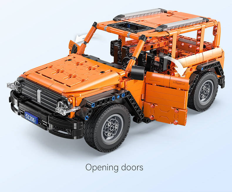 561Pcs Tank off-road vehicle For RC Building Blocks Car Model