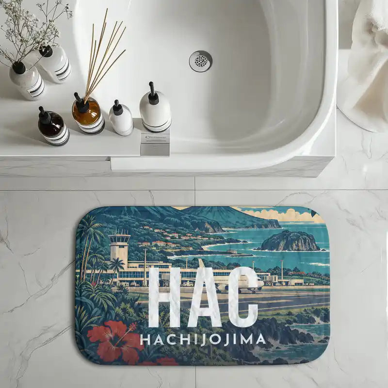 Hachijojima Airport (HAC) bath mat