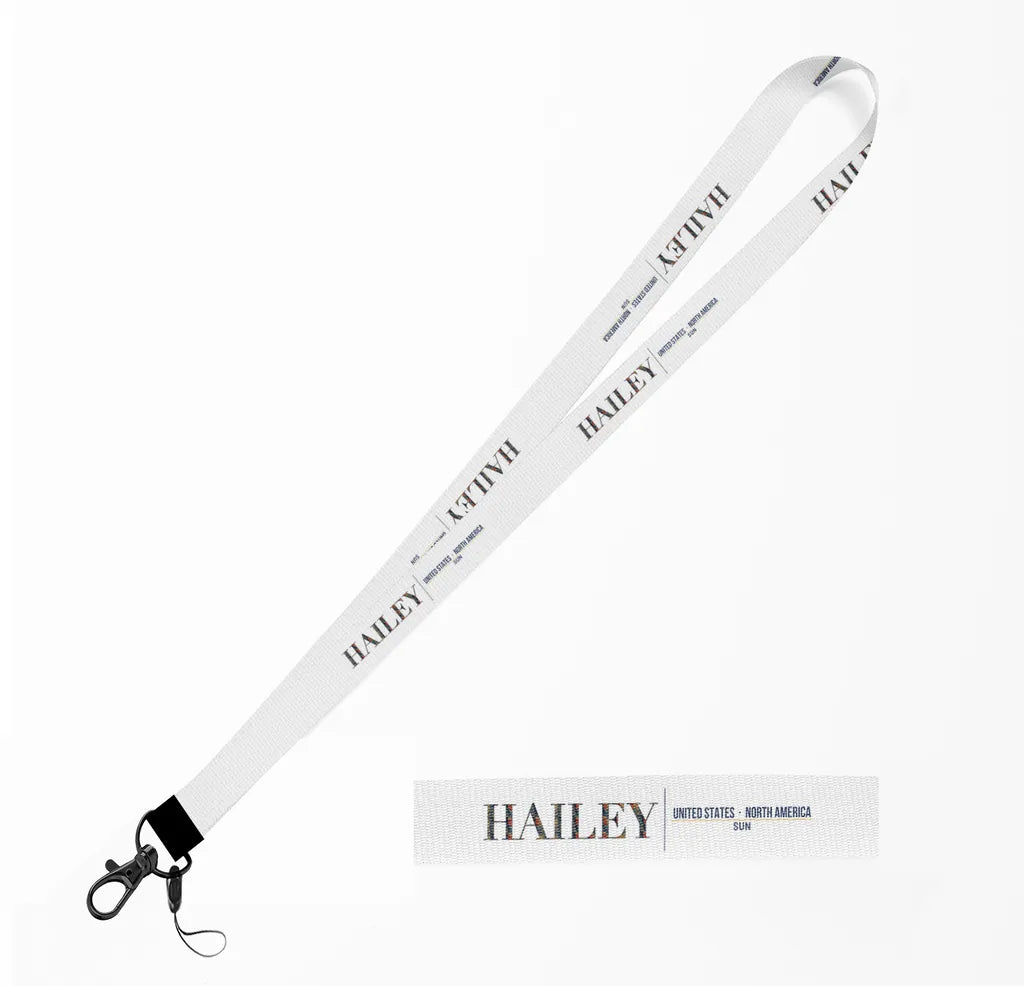 Hailey City Series lanyard - white