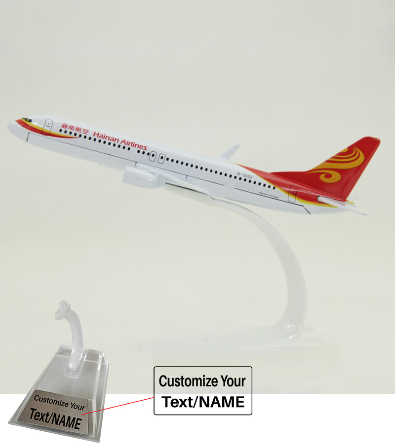 Hainan Airlines Boeing 737 Airplane Model (16CM)