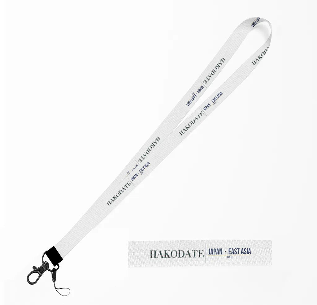 Hakodate City Series lanyard - white
