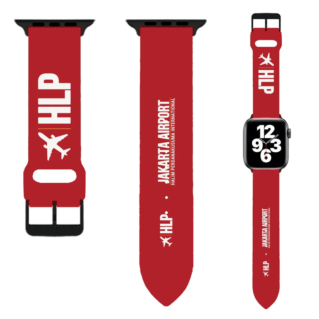 WBV6 | Halim Perdanakusuma International Airport HLP | Red (Metal Buckle)