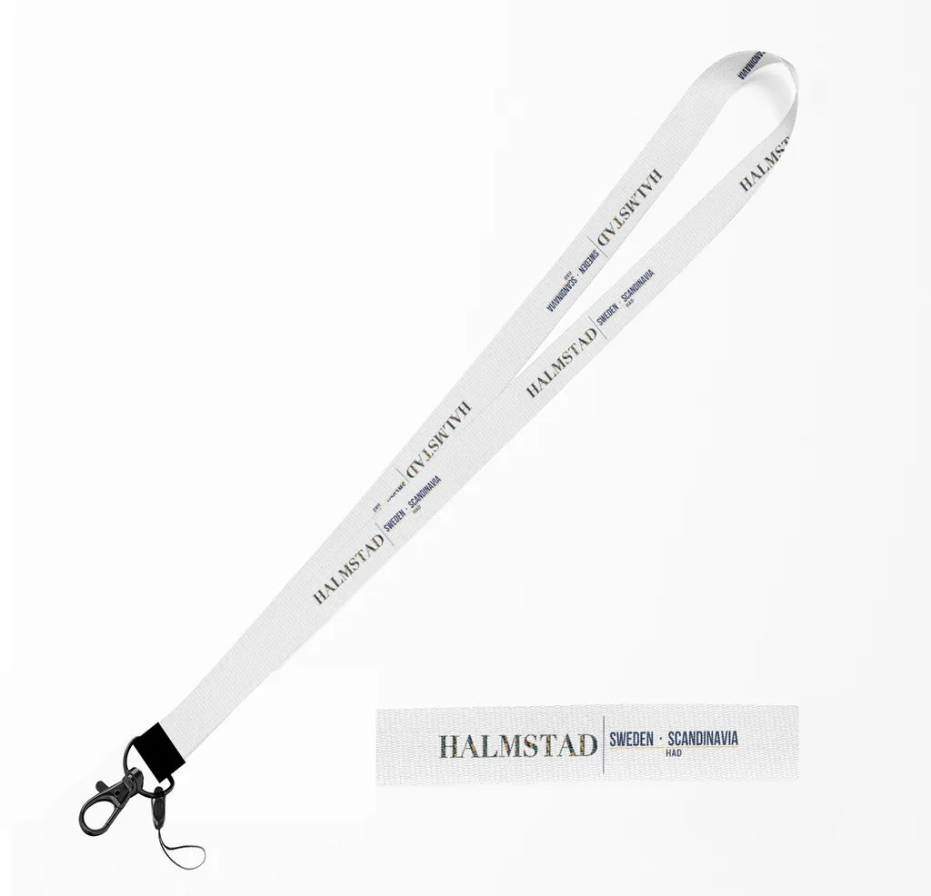 Halmstad City Series lanyard - white