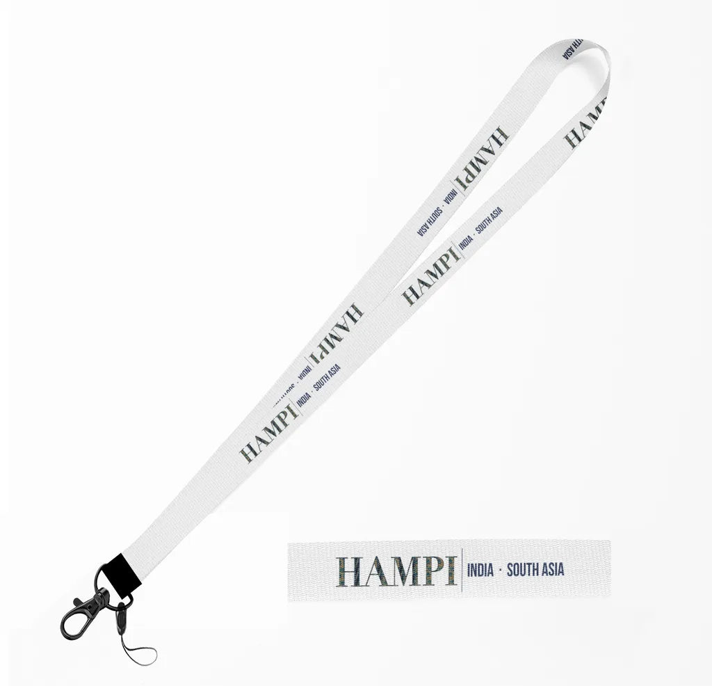 Hampi City Series lanyard - white