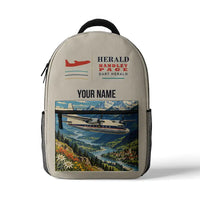 Thumbnail for Handley Page HPR.7 Dart Herald - 3D Backpack - Beige + Name
