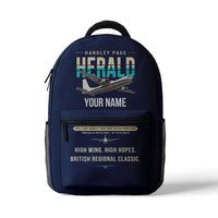 Thumbnail for Handley Page HPR.7 Dart Herald - 3D Backpack - Original + Name - Dark Blue