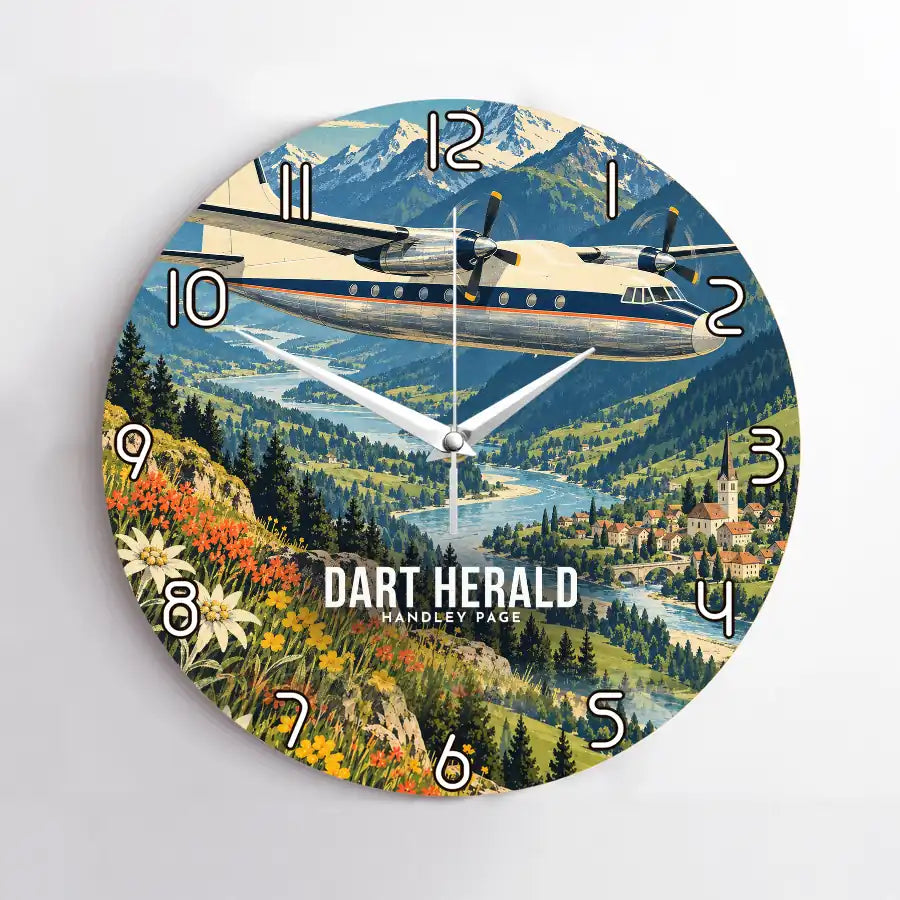 Handley Page HPR.7 Dart Herald - 3D - No Frame - Full Print