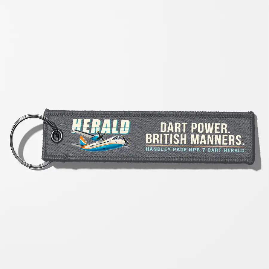 Handley Page HPR.7 Dart Herald Aviator Key Chains - Gray - Cartoon