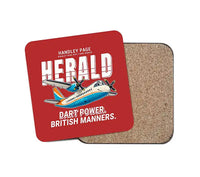 Thumbnail for Handley Page HPR.7 Dart Herald - Cartoon - Coaster - Red
