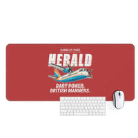 Thumbnail for Handley Page HPR.7 Dart Herald - Cartoon - Desk Mat - Red