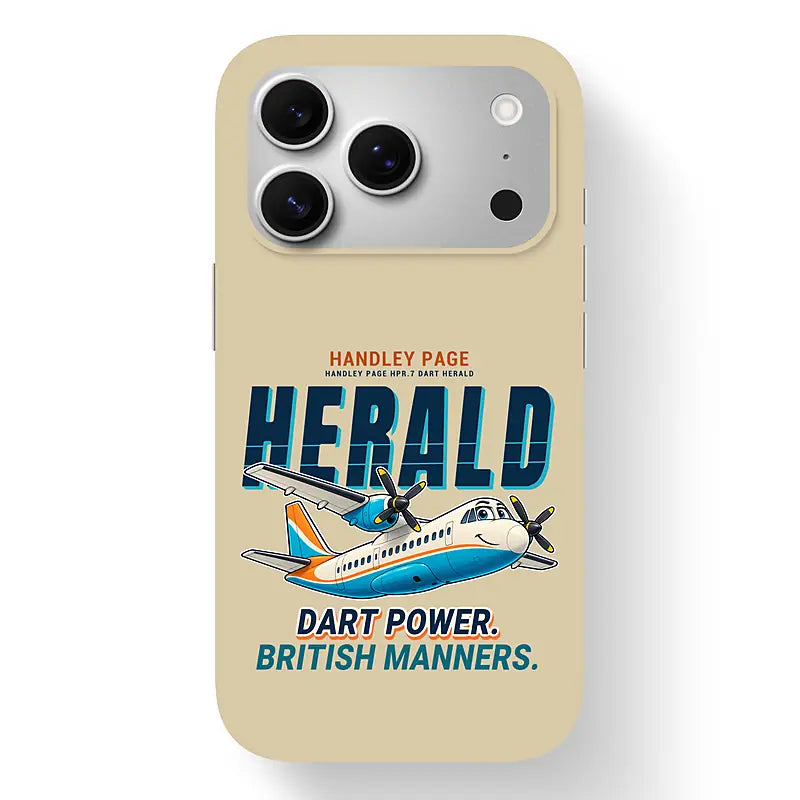 Handley Page HPR.7 Dart Herald - Cartoon - MagSafe iPhone 17 Pro - Beige