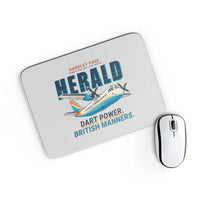 Thumbnail for Handley Page HPR.7 Dart Herald - Cartoon - Mouse Pad - Light Gray