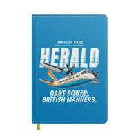 Thumbnail for Handley Page HPR.7 Dart Herald - Cartoon - Notebook - Turquoise