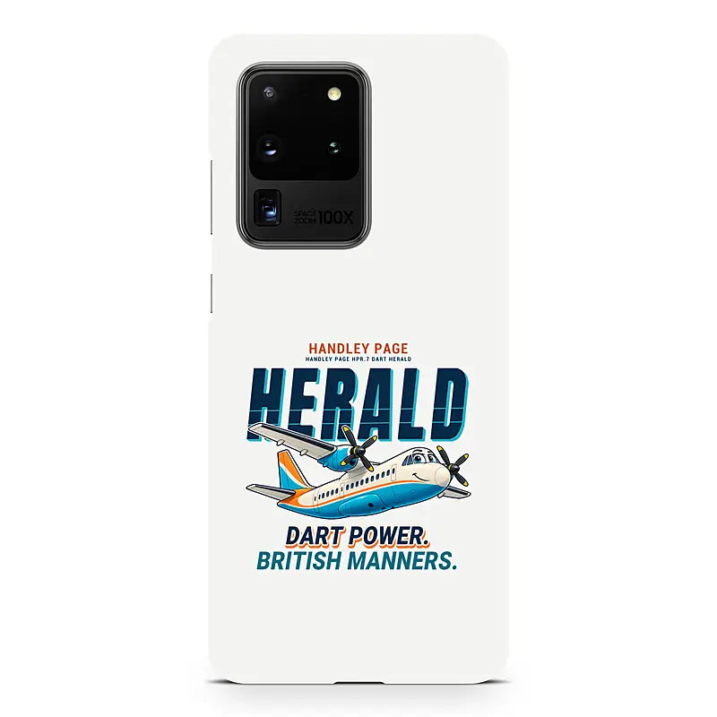 Handley Page HPR.7 Dart Herald - Cartoon - Samsung Case - White