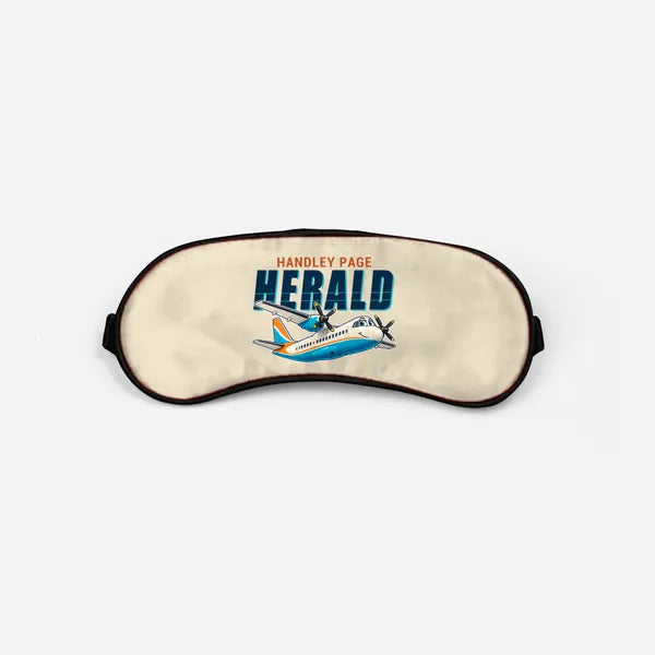 Handley Page HPR.7 Dart Herald - Cartoon - Sleep Mask - Beige