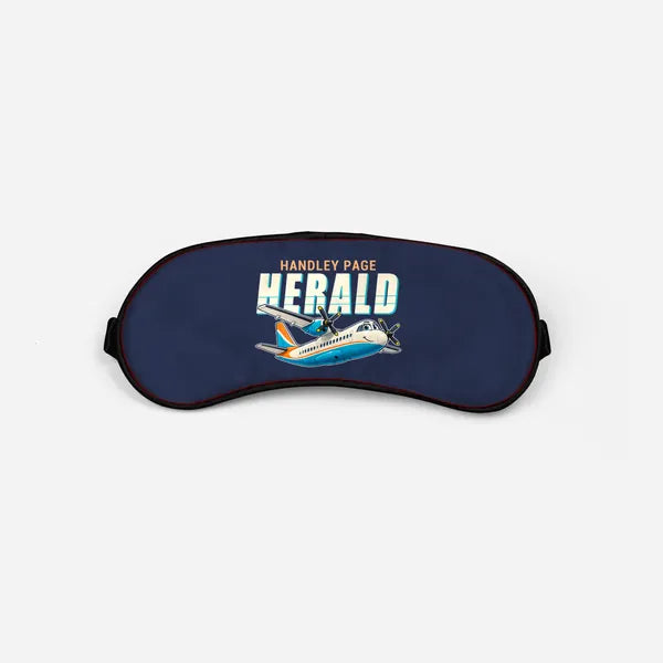 Handley Page HPR.7 Dart Herald - Cartoon - Sleep Mask - Navy Blue
