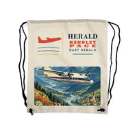 Thumbnail for Handley Page HPR.7 Dart Herald - Drawstring Bag - Classic - Beige