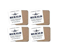 Thumbnail for Handley Page HPR.7 Dart Herald - Heritage - Coaster Set - White