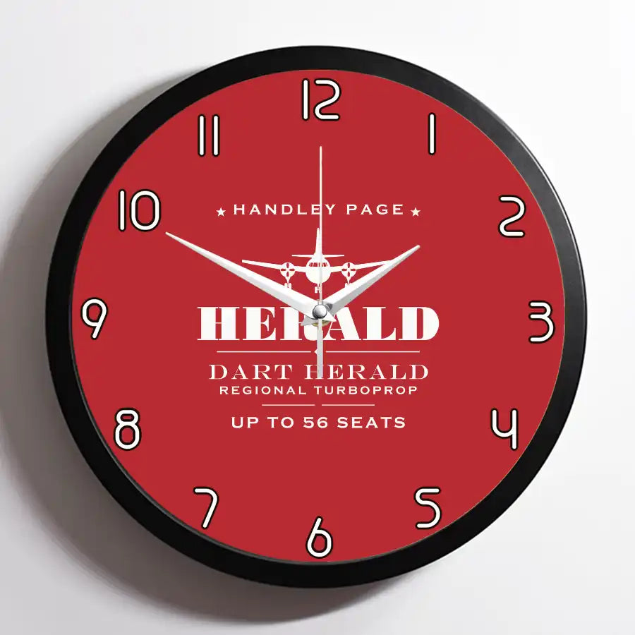 Handley Page HPR.7 Dart Herald - Heritage - Framed - Red