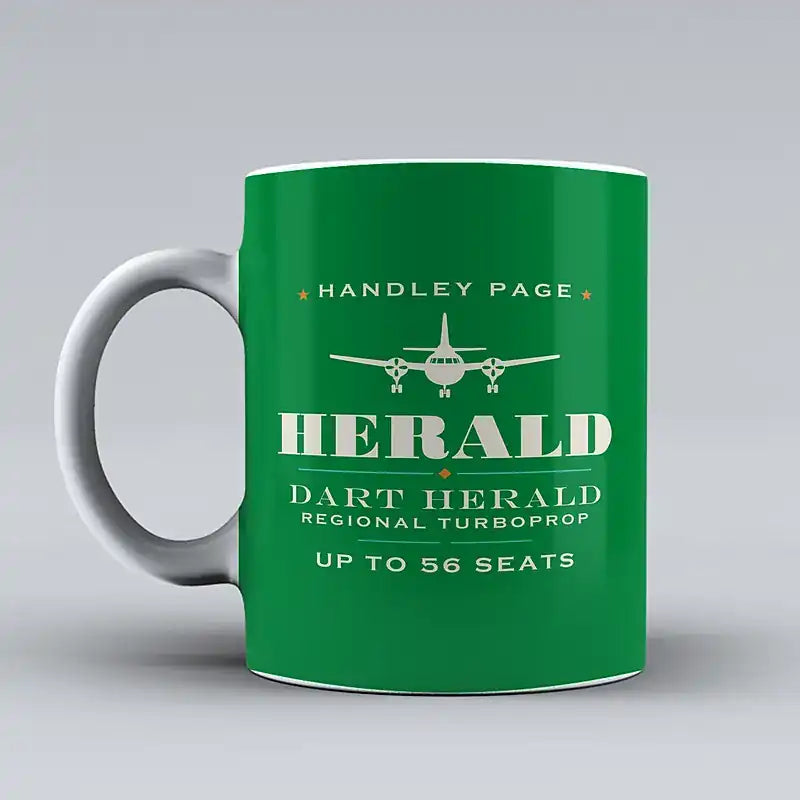 Handley Page HPR.7 Dart Herald - Heritage - Mug - Green